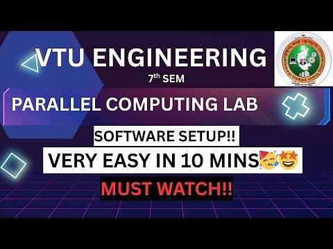 PARALLEL COMPUTING LAB SETUP | JUST IN 10 mins | VERY EASY | 7th SEM | VTU DEVELOPER