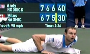 Andy Roddick's match-winning 'miracle shot'