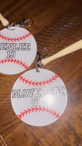 Baseball Bag Tag - Etsy
