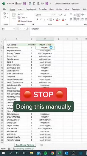 11K views · 101 reactions | Conditional formats #excel #exceltips #exceltricks #exceltraining #exceltutorial | LEARN MORE | Facebook