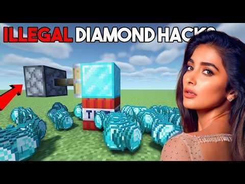 Testing Illegal Diamond Duplication Hacks In Minecraft