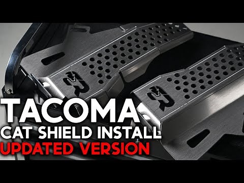 New Cali Raised Tacoma Catalytic Converter Shield | Updated Installation | Yota X