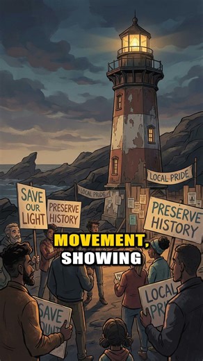 What happened after lighthouses went dark?
