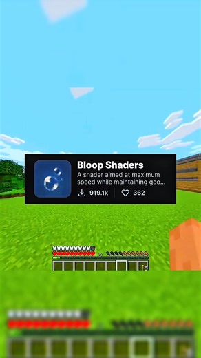 best shader Minecraft bedrock #minecraft #shorts