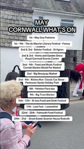 Cornwall May what’s on #cornwall