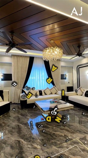 Experience the beauty of Aljannat Curtains featuring modern double curtain designs