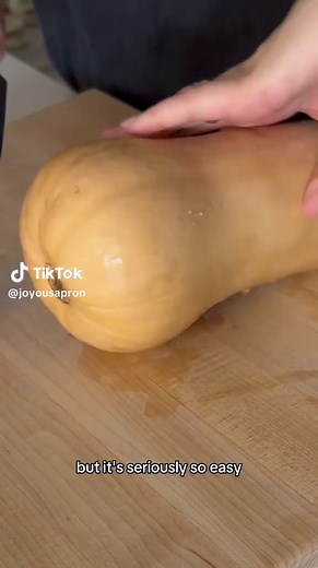 Whole Roasted Butternut Squash is totally the way to go. Only 5 ingredients (butternut squash included, of course), no peeling, and requires minimal prep time (only 10 whole minutes!). Recipe - https://www.joyousapron.com/whole-roasted-butternut-squash/