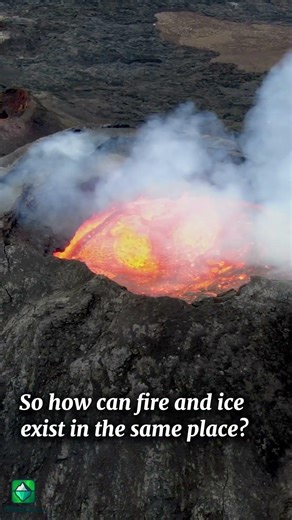 Iceland is called the Land of Fire and Ice