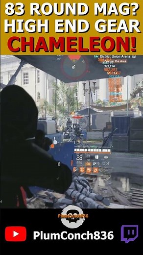 83 ROUNDS in the CHAMELEON!😮This PURE HIGH END GEAR DPS BUILD SHREDS!! Division 2 #division2 #pve