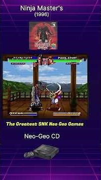 Ninja Master's - NeoGeo CD - The Greateast SNK Neo Geo Games - Karasu vs Kasumi #retrogaming #neogeo