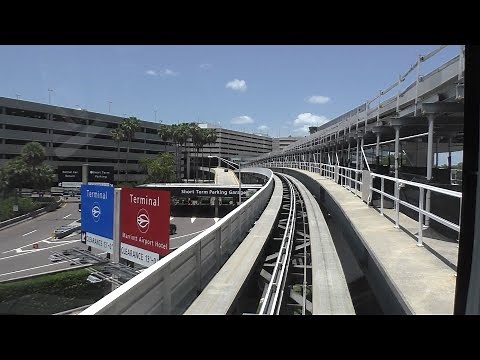 Tour of Tampa International Airport- Elevators and Trains Everywhere!