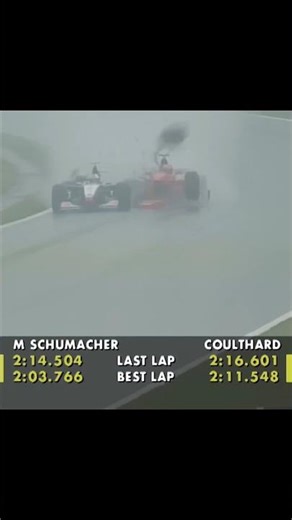 Schumacher's CRAZY crash...