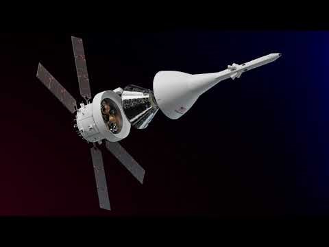 Orion Spacecraft Exploded View Animation