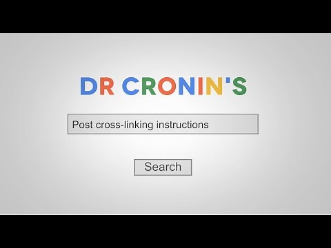 Post-op instructions for patients after cross-linking and combined PTK LASER and cross-linking