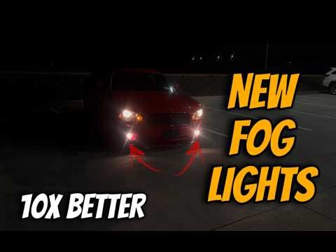 INSTALLING NEW FOG LIGHTS ON MY 2010 CHARGER / RIDING IN LS SWAP