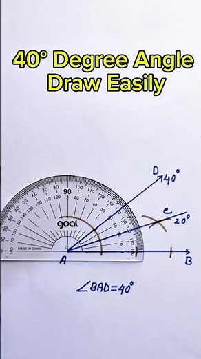 40° Degree Angle Draw