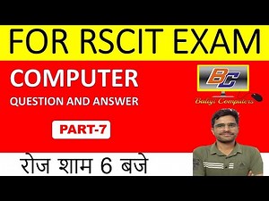 RSCIT EXAM PART 7 QUESTION AND ANSWER