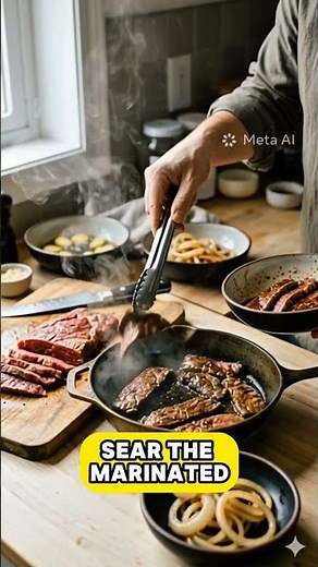 Classic Bistek Tagalog, best served hot with rice.