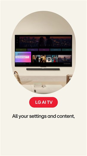 Your Voice is my command. All your settings and content, just ready for you like magic. #LGAI #AffectionateIntelligence #LifesGood | LG Global | Facebook