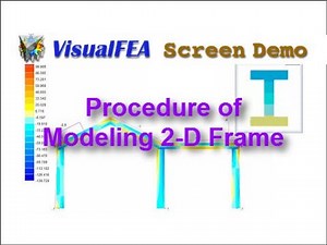 Procedure of Modeling 2-D frame