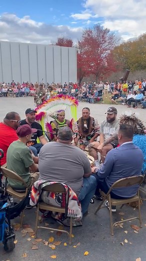 Grass dancers performing at the North Carolina Museum of Art for the Native American Heritage Month celebration, performing with the legendary Stoney Creek singers. | James Locklear
