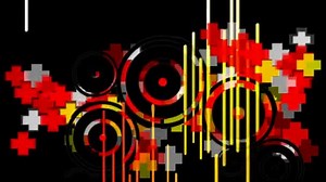 Loopable Abstract Digital Vector Animation Backgrounds Looping Seamless Retro Shape
