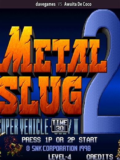 Metal Slug 2 perfect run- Colombia and Salvador