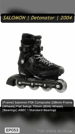 Detonator Junior Salomon 2004 [EP053] ⚡️ - Freeskate / Freeride / Urban Inline Skates #skating