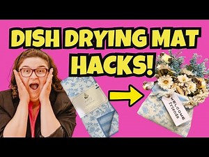 10 Dish Drying Mat Hacks You’ve NEVER Seen (These Should NOT Be This Good 😳)