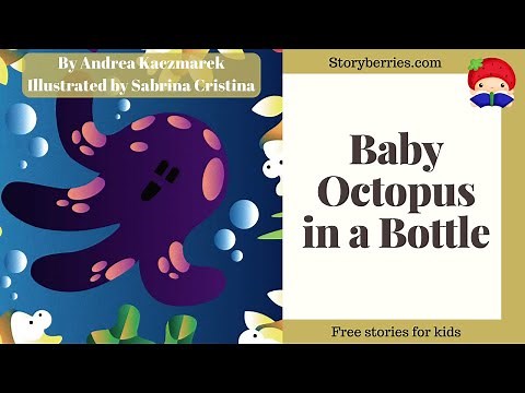 Octopus in a Bottle - Read along animated picture book with English subtitles about environment