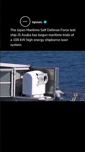 The JS Asuka has begun sea trials of a 100 kW high energy laser system.