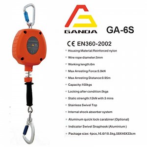 [Hot Item] Idustrial Safety Retractable Lifeline Self-Retracting Lifeline Retractable Fall Arresters