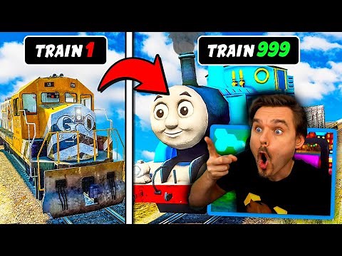Upgrading TRAIN to Thomas the Tank Engine in GTA 5! (OMG!)