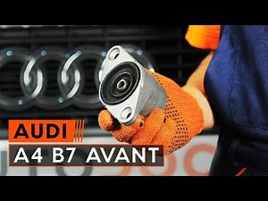 Wie AUDI A4 B7 AVANT Domlager wechseln TUTORIAL | AUTODOC