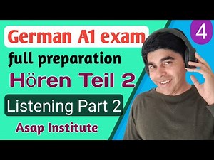 4️⃣ How to Pass Goethe A1 Listening Exam | Hören Teil 2 Made Easy