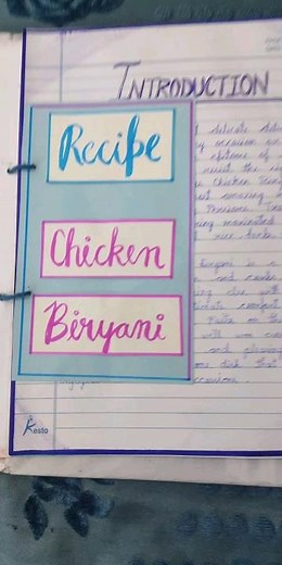 PROJECT File | ISC | CBSE | #shorts #project #recipe #english #foryou