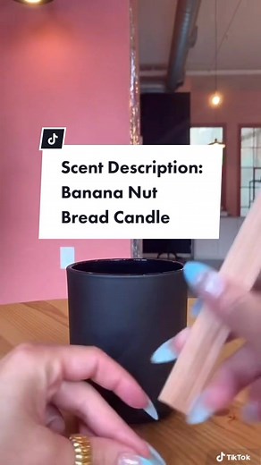 New fall scents are coming but our banana nut bread candle is a classic! #asmrtingle #asmrtoks #candlemaking #fallaesthetic #fallcandleseason