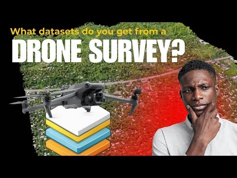 What datasets do you get from a drone survey?