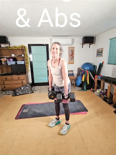 I’m 70 years old, and this workout combines full-body strength with abs. Core work supports everything — balance, posture, and movement — so I never skip it. Strong from the inside out. #fitnessover70 #agelessbeast #iamstrong #strengthtraining #longevity