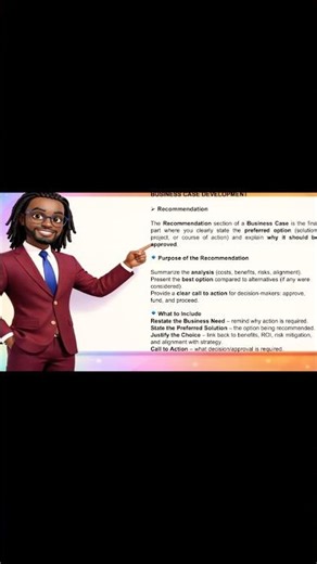 Business Case - Recommendation Section (Step-by-Step Guide) #projectmanagement