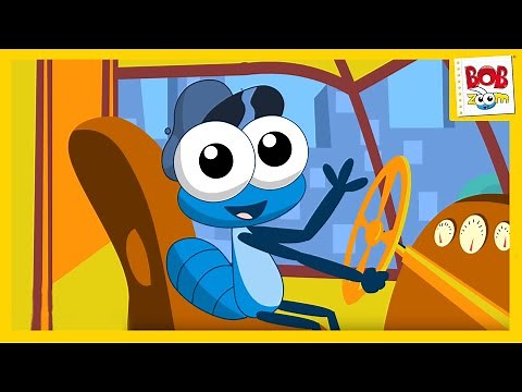 The Wheels On The Bus Merged l Bob Zoom l Nursery Rhymes