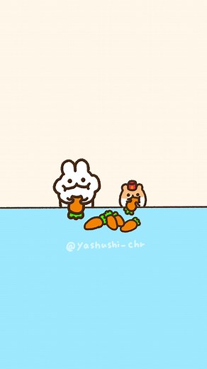なぬーーーーー！🐰🐹🥕 ＿＿＿＿＿＿＿＿＿＿＿＿＿＿＿＿＿＿＿＿ 【📣グッズ情報】 ・新作LINEスタンプ、着せ替え絶賛販売中です🐰❤️ ・毎月家に届くカレンダーサブスク〈月刊レター やしゅし〉で検索🔍🗓️ ・SUZURIで小物・アパレル・雑貨など新作追加販売中👚 🔍ご購入方法 ・プロフィール欄→リンクまとめ→各グッズ 🔤Profile → Link hub → Each item よかったらぜひチェックしてみてください🌱👽🐰 ＿＿＿＿＿＿＿＿＿＿＿＿＿＿＿＿＿＿＿＿ #アニメーション #illustration #animation #うさぎ #ハムスター