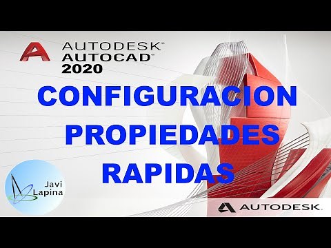 tutorial personalización propiedades rápidas autocad