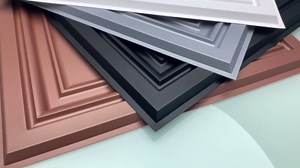 Art3d 12-Pack PVC Ceiling Tiles 24" x 24" Plastic Sheet in White，48 Sq.ft/case