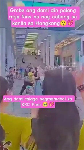 KKK Fam Dinumog Ng Fans Sa Hongkong #youtubeshorts #katrinahalili #krislawrence