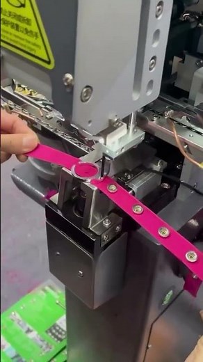 Automated Snap Fastener Magic in Our Clothing Factory! #garmentfactory #artisanapparel #snapbutton