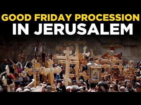 LIVE | Good Friday Procession in Jerusalem | Sacred Walk Through Old City LIVE | Jesus Christ