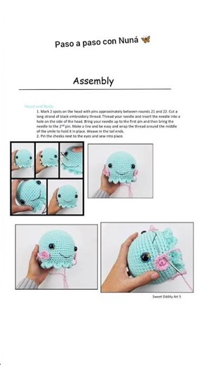 Patrón medusa amigurumi crochet 🧶🦋 #ganchillo #crochet #amigurumi #patron #medusa #amigurumitoy