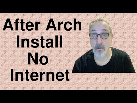 Arch Linux Auto Install I forgot internet