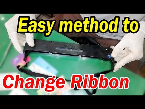How to change ribbon on Epson printer | How to Change Ribbon on Printer | Epson LQ 310 | Ribbon |